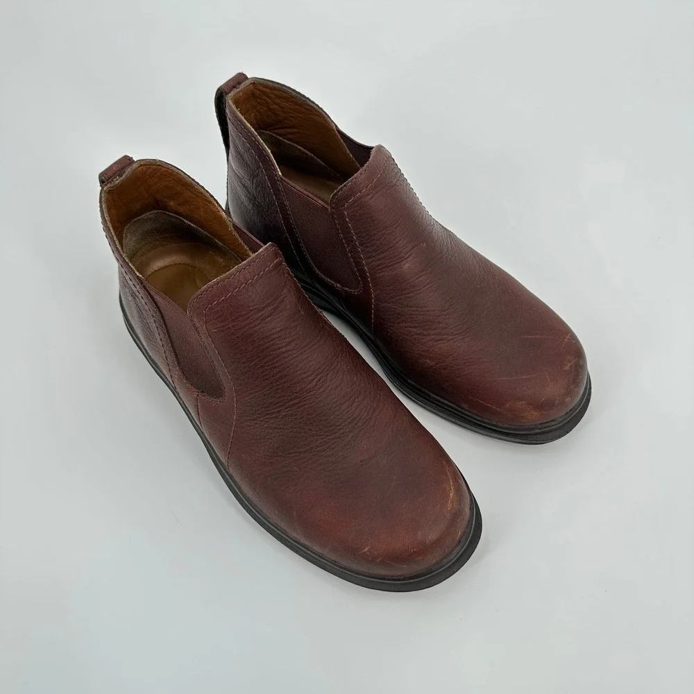 Red Wing Shoes 8602 Mens 8.5 EE Brown Leather‎ Chelsea Slip On Ankle Boots